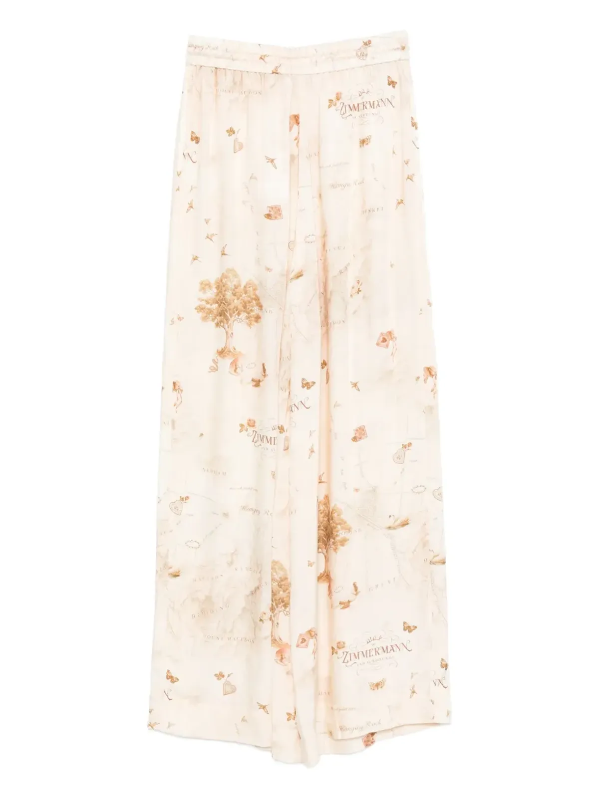 ZIMMERMANN ドローストリング・ストレートレッグパンツ - 画像2