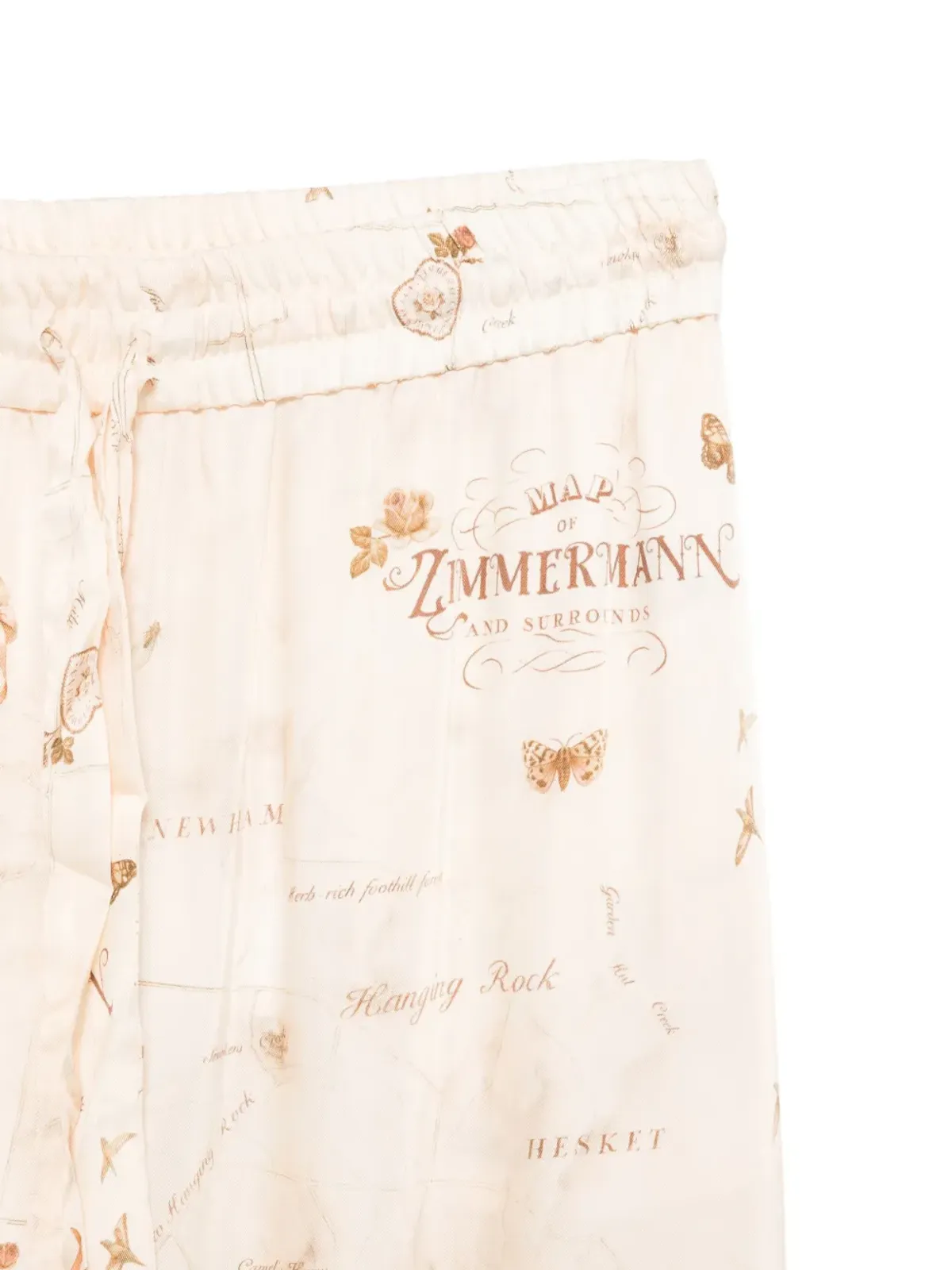 ZIMMERMANN ドローストリング・ストレートレッグパンツ - 画像3