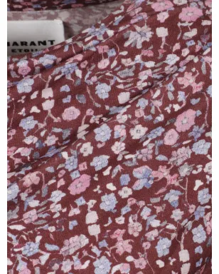 MARANT ÉTOILE ドレープ花柄ドレス - サムネイル4