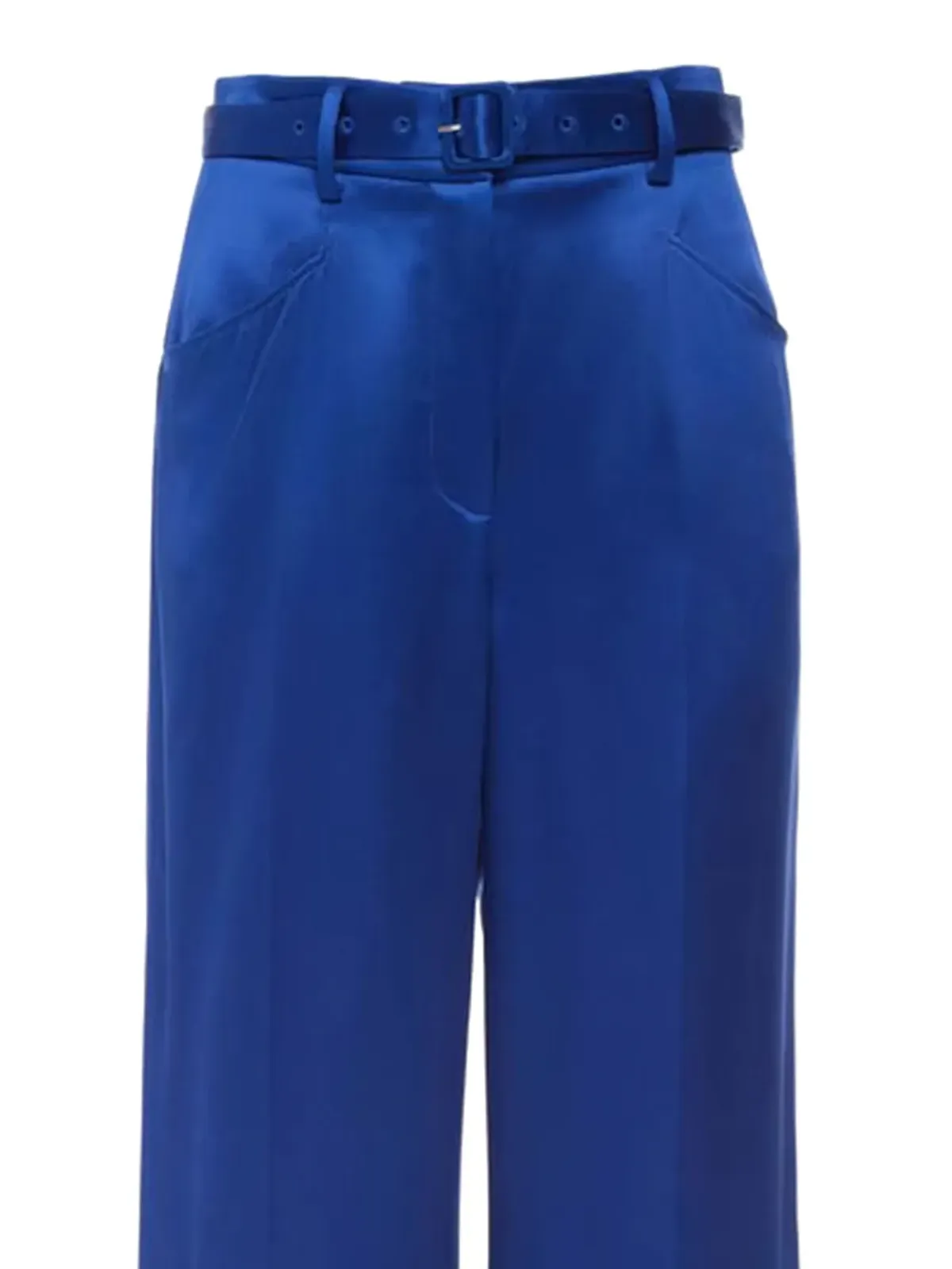 Gabriela Hearst belted straight-leg trousers - Blue - 画像2