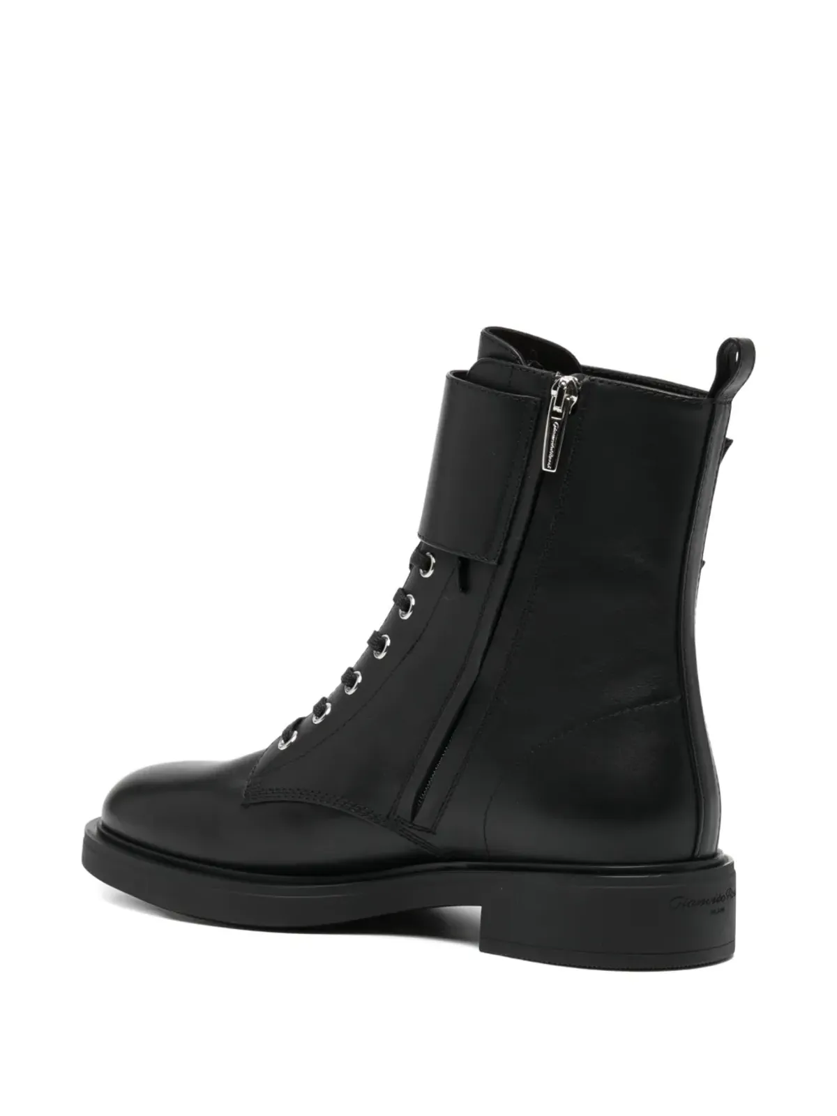 Gianvito Rossi Ripley バックル レザー アンクルブーツ - 画像3