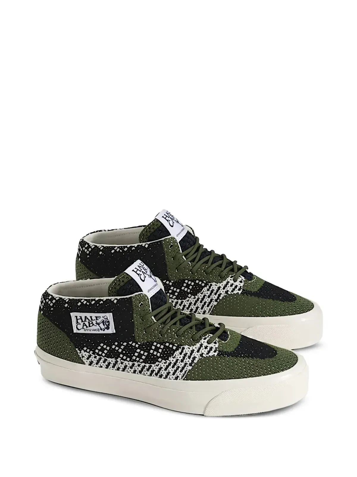 Vans LX Half Cab 33 EK ニットスニーカー グリーン - 画像2
