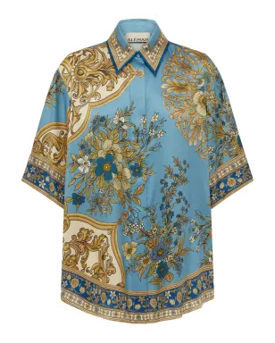 ALEMAIS 花柄シルクシャツ - サムネイル1