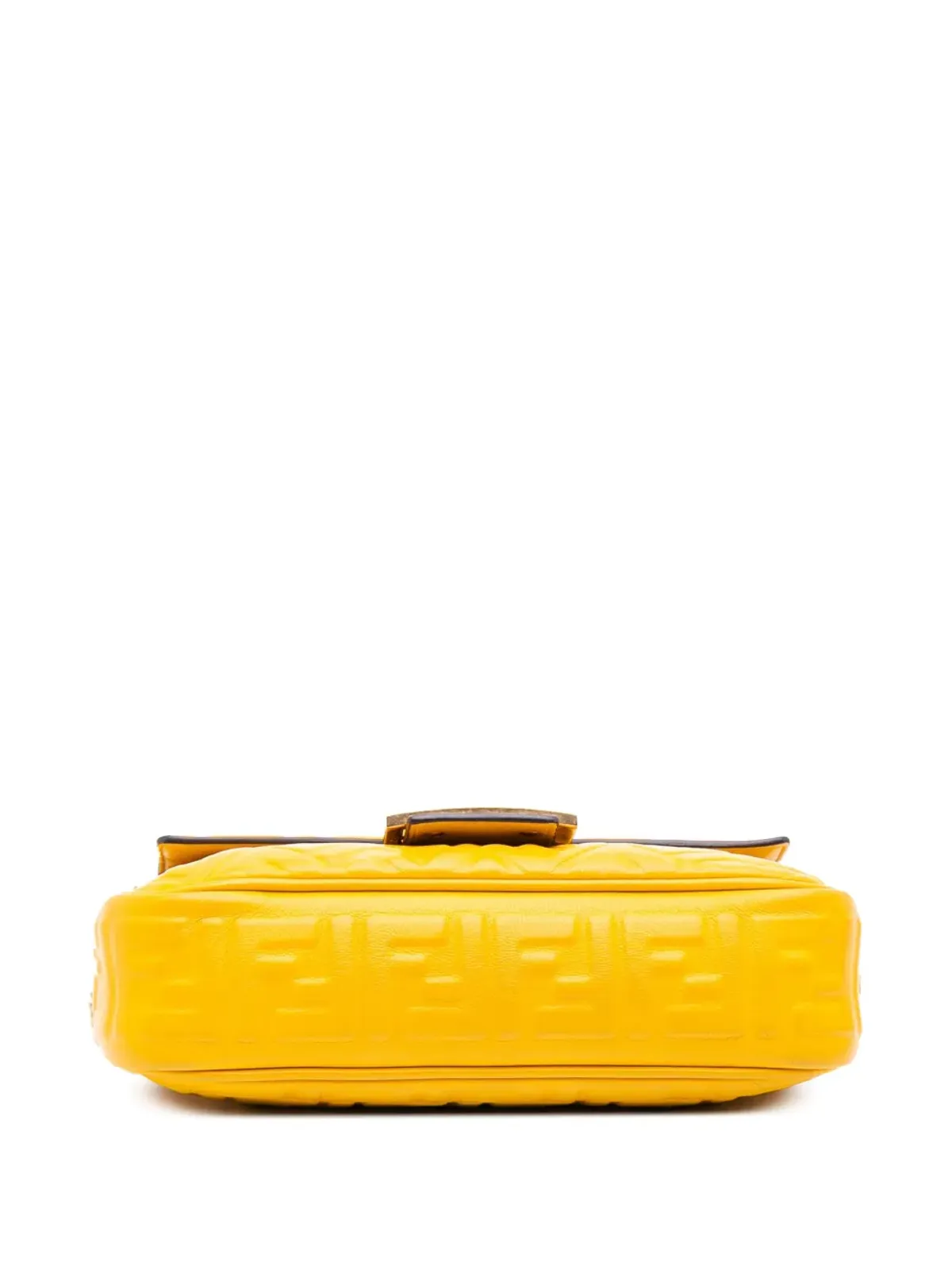 Fendi Pre-Owned Zucca エンボスチェーン ミディ バゲット ショルダーバッグ - 画像4