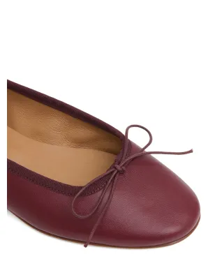 Mansur Gavriel ダンス ラムスキン ボウ バレリーナフラット - サムネイル4