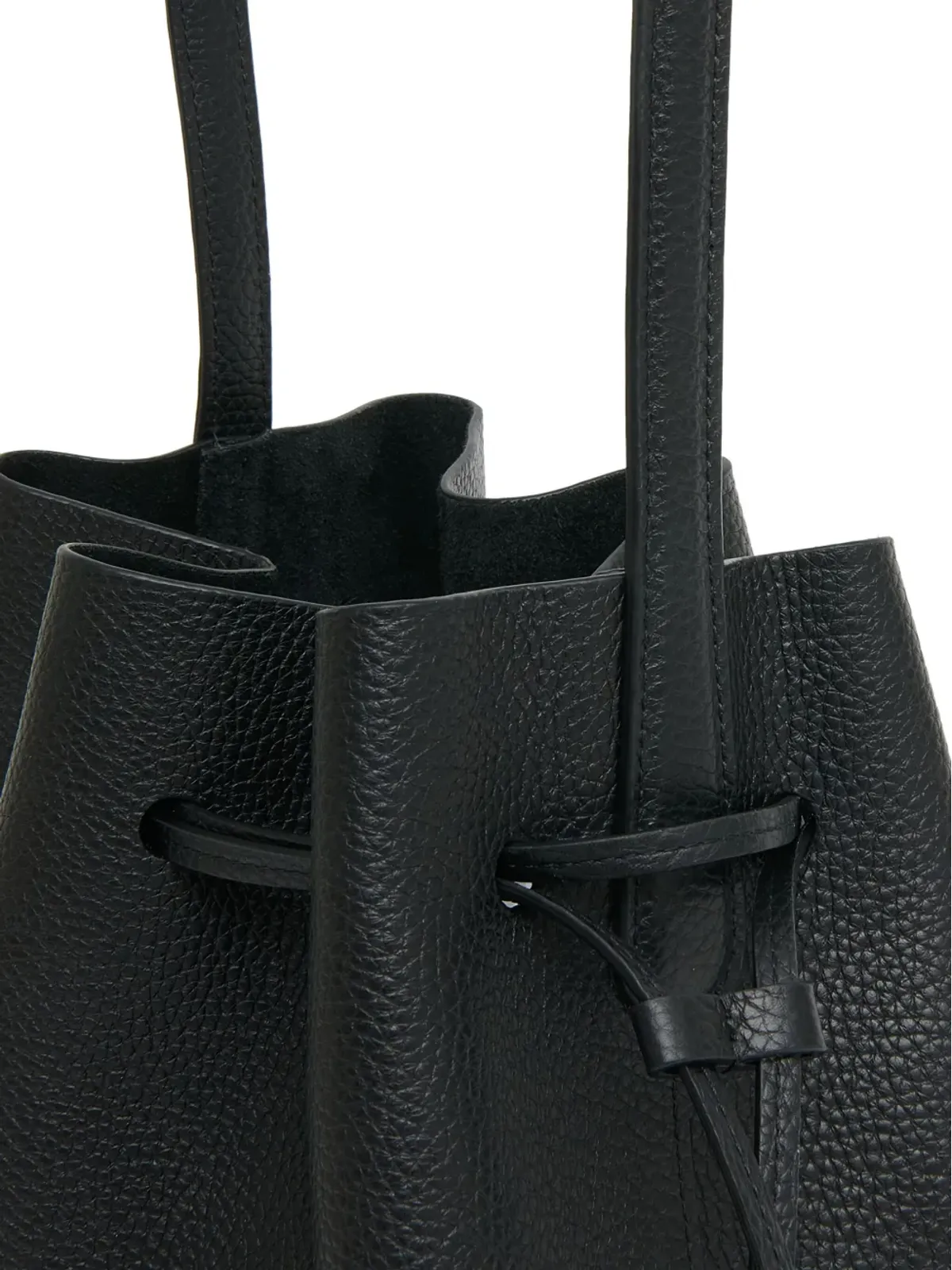 Mansur Gavriel カバス レザー バケットバッグ - 画像4