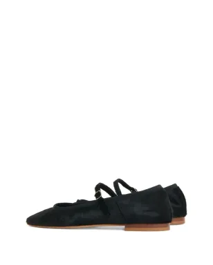 Mansur Gavriel ダンス カーフヘア バレエフラット（ブラック） - サムネイル3