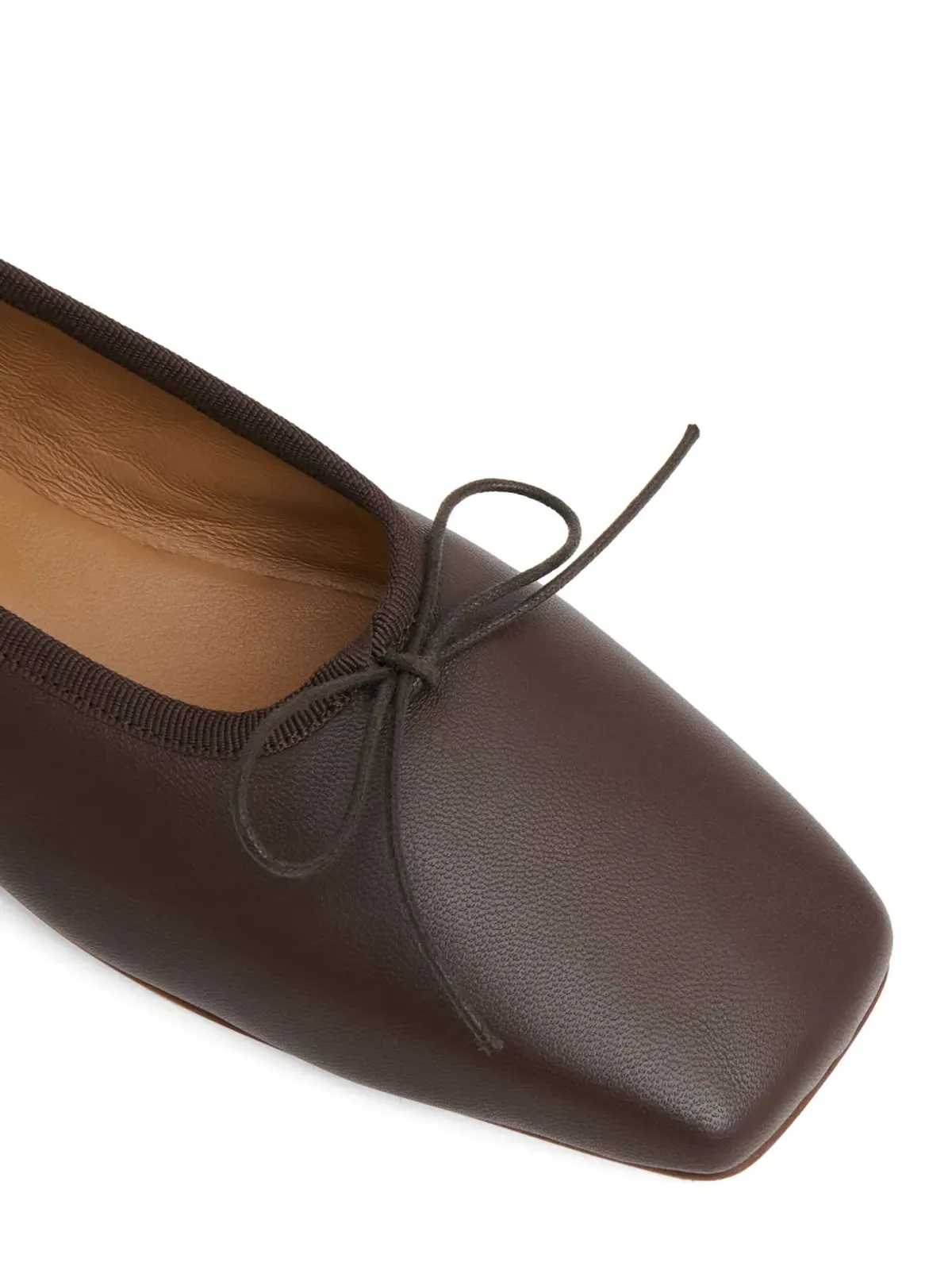 Mansur Gavriel スクエアトゥ バレリーナフラット - 画像4