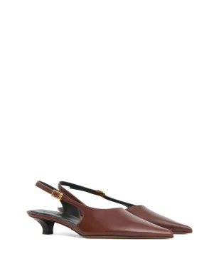 Mansur Gavriel アンナ サリンクバック ヒールパンプス レッド - サムネイル2