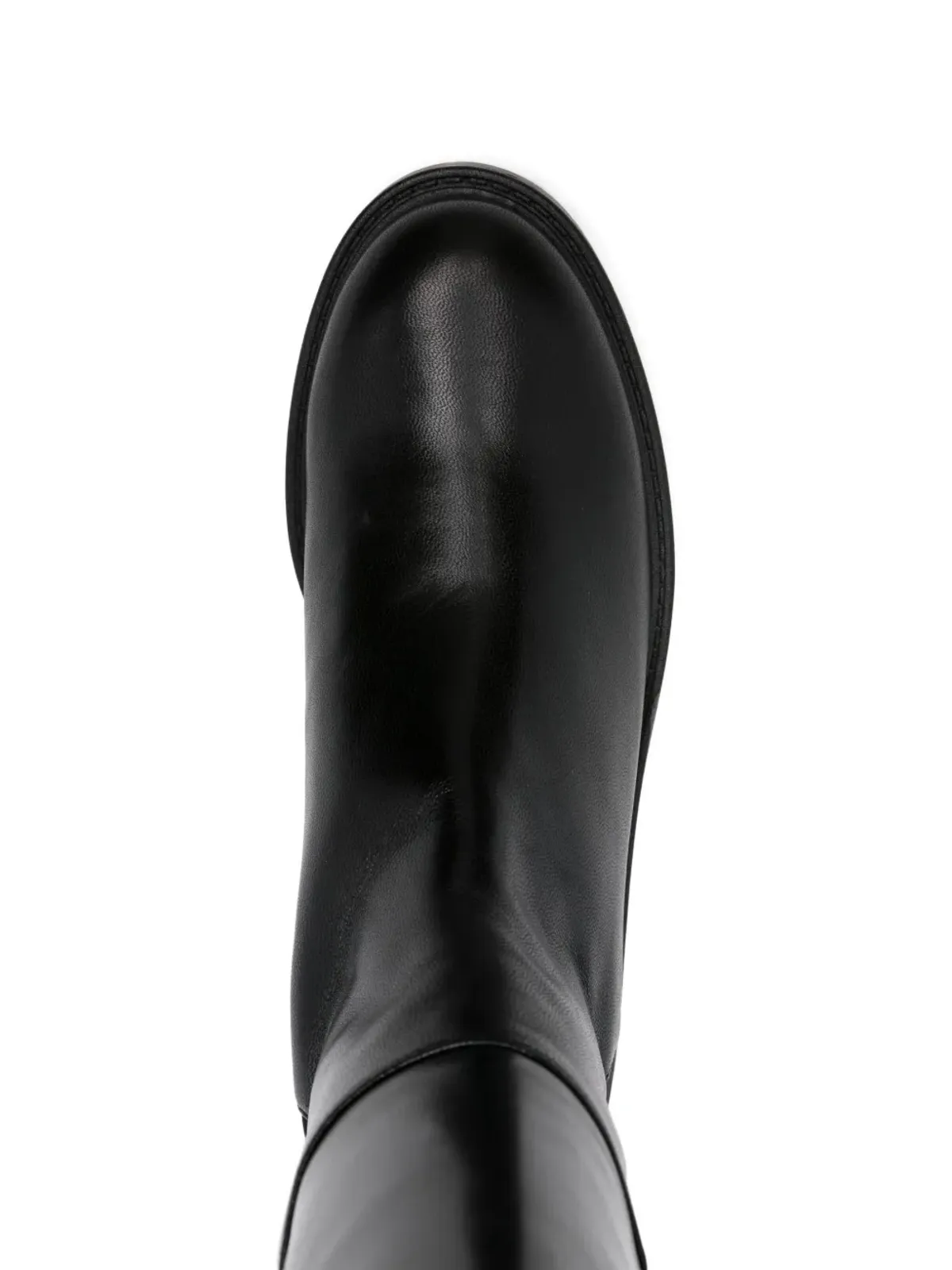 Stuart Weitzman 膝丈レザーパネルブーツ - ブラック - 画像4