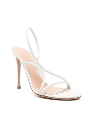Gianvito Rossi スリングバック レザーサンダル - ホワイト - サムネイル2