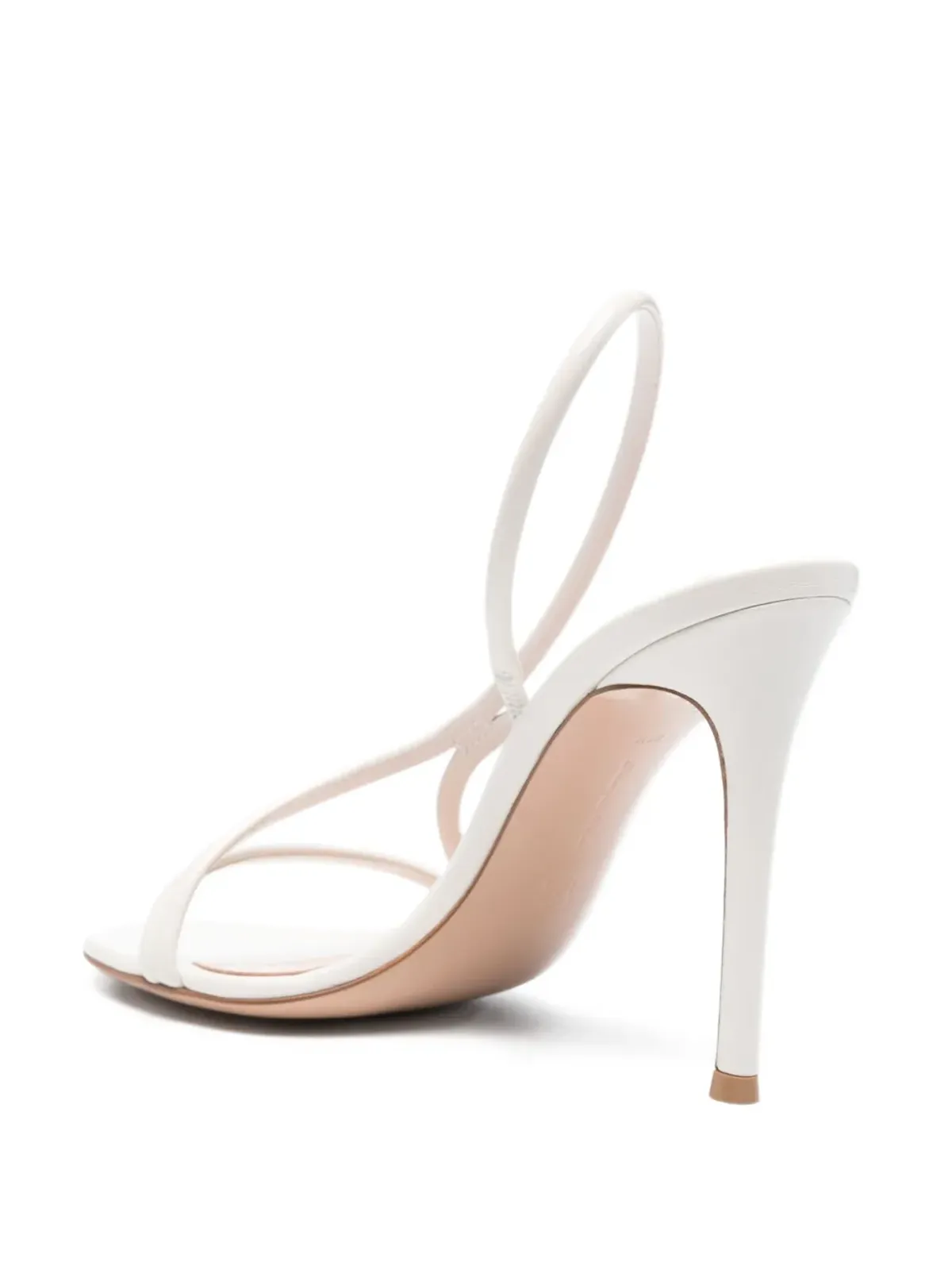 Gianvito Rossi スリングバック レザーサンダル - ホワイト - 画像3