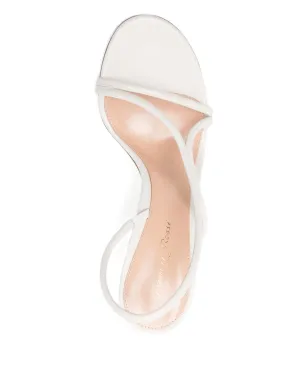 Gianvito Rossi スリングバック レザーサンダル - ホワイト - サムネイル4