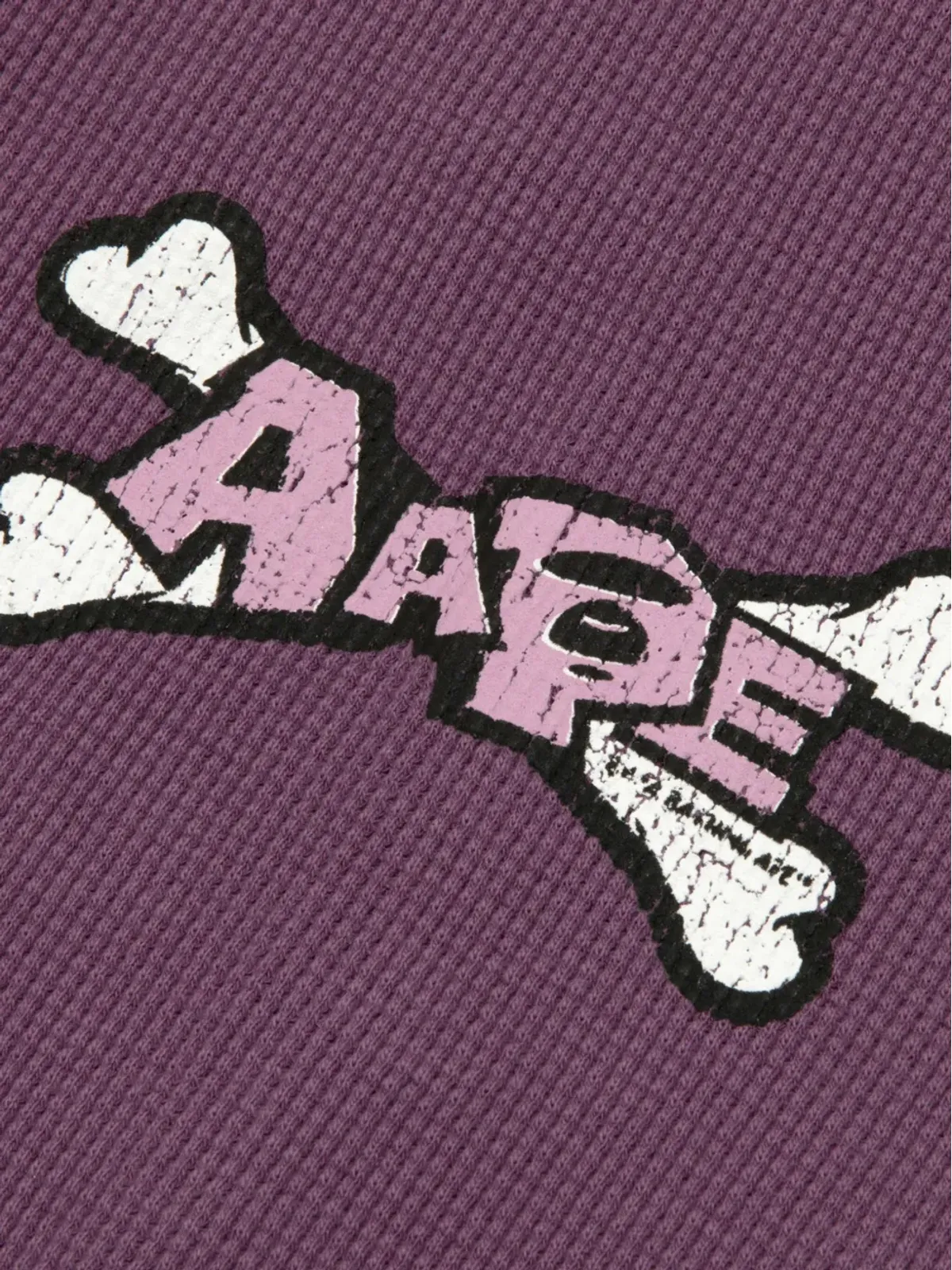 A BATHING APE® グラフィックプリント ラグランスリーブ Tシャツ - 画像4