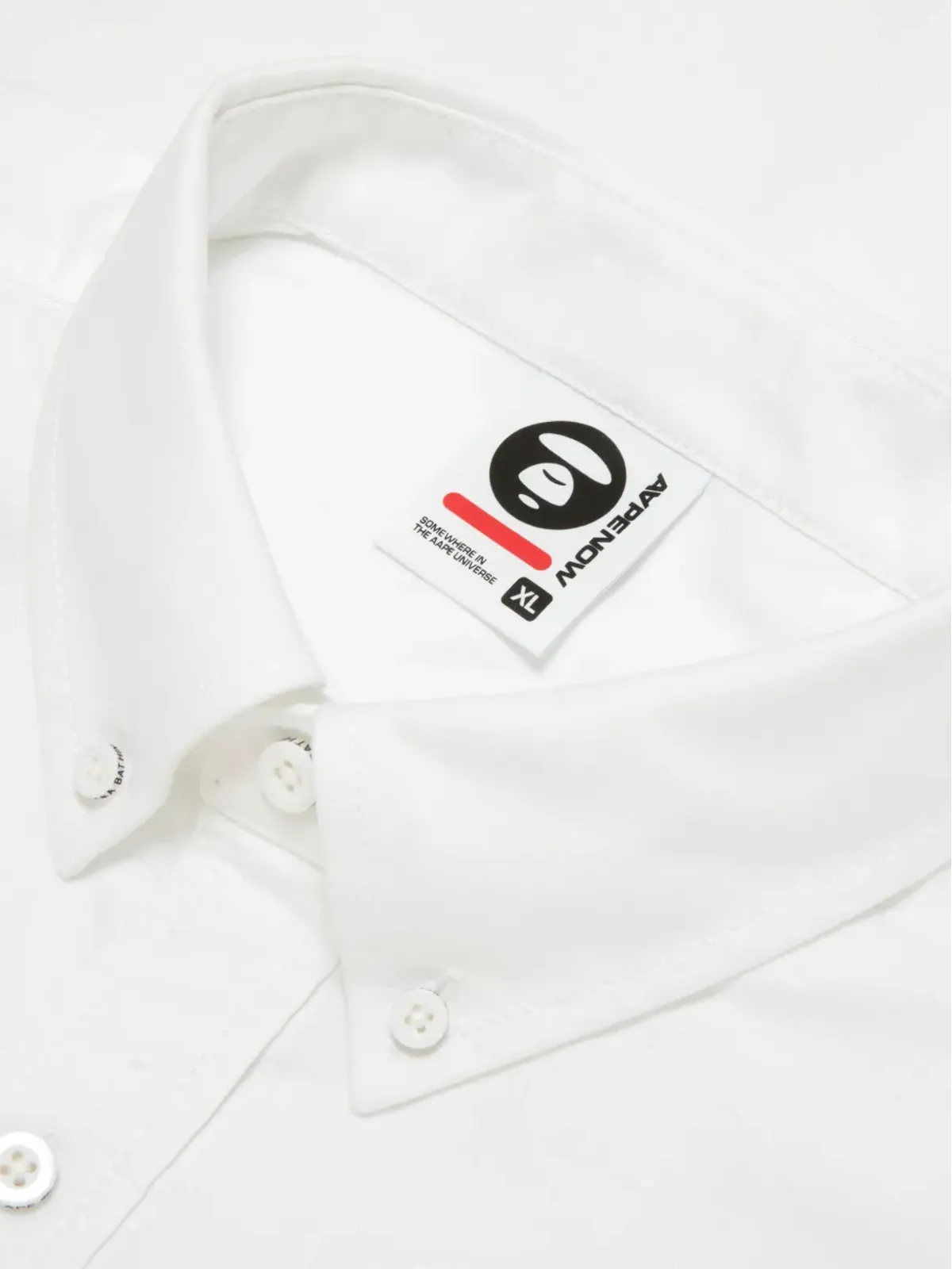AAPE BY *A BATHING APE® ロゴパッチ ボタンダウンシャツ - 画像5
