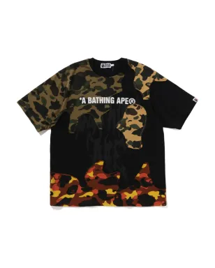 A BATHING APE® カモフラージュパネル Tシャツ - サムネイル1