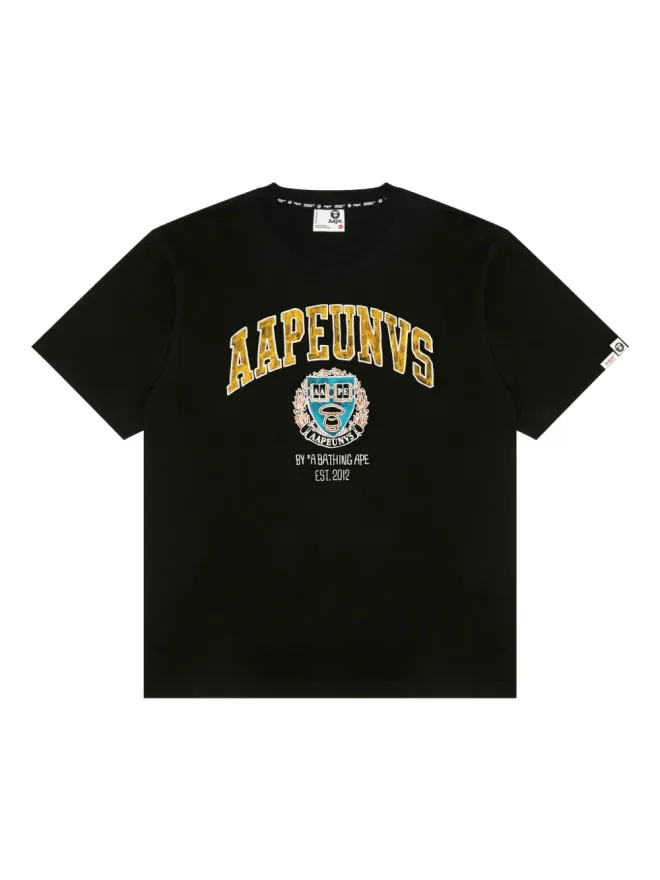AAPE BY *A BATHING APE® AAPE BY *A BATHING APE® crest T-shirt - Blackの商品画像