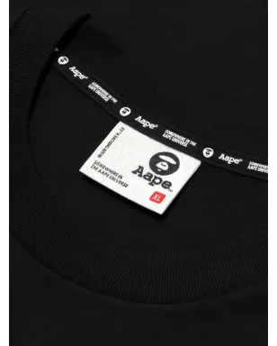 AAPE BY *A BATHING APE® crest T-shirt - Black - サムネイル3