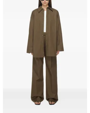 Carven プリーツフロント コットンパンツ - サムネイル2