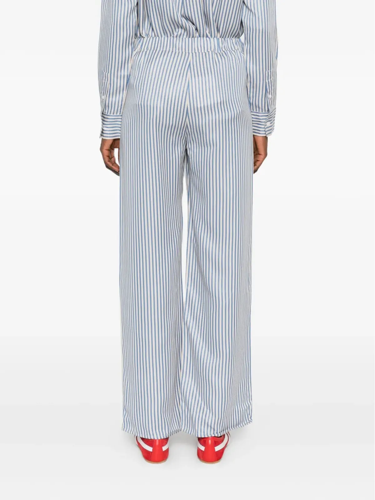 Maison Labiche オウディン ストライプ ワイドレッグ トラウザー - 画像4