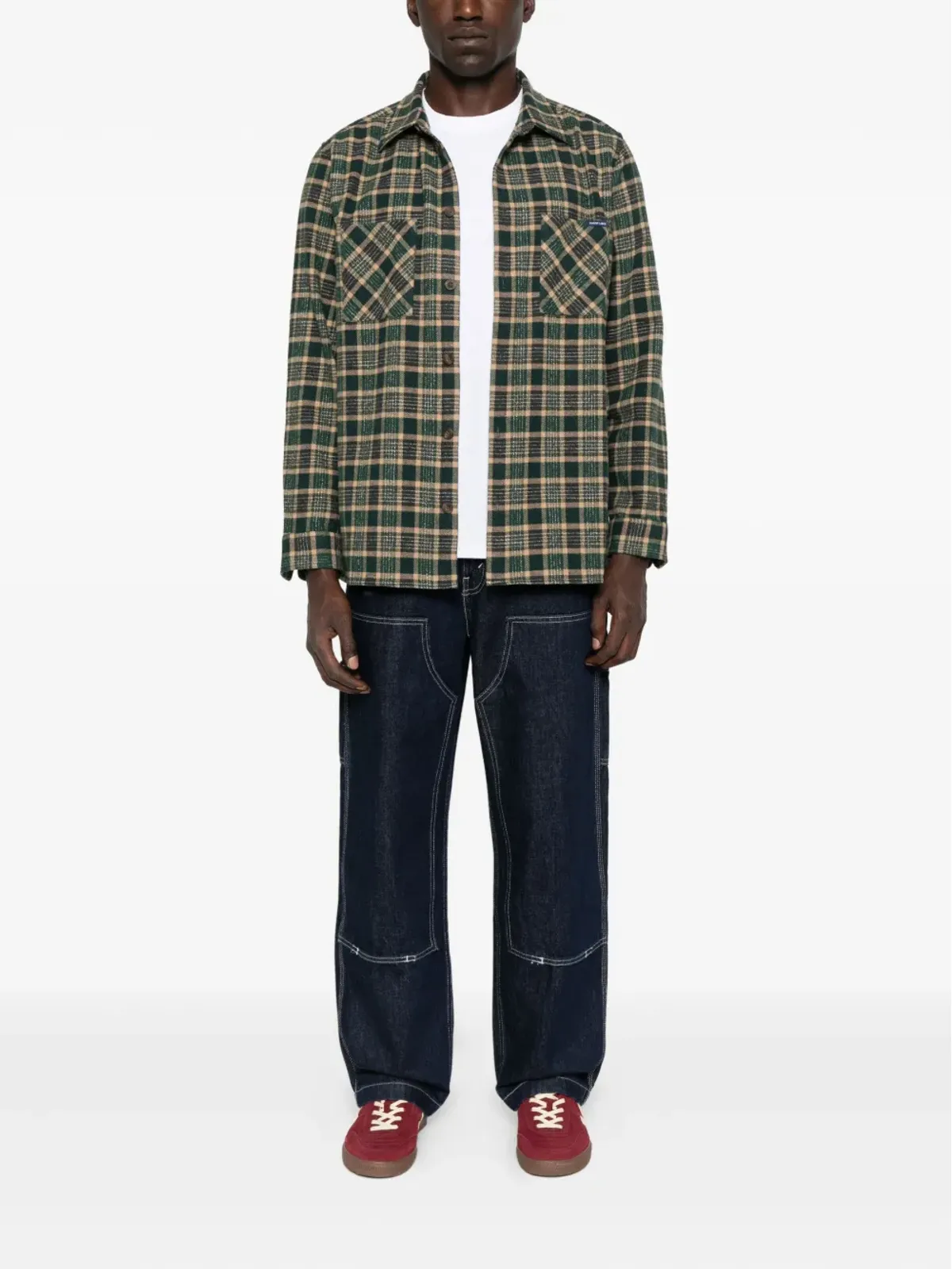 Maison Labiche Monge チェック柄ポケットシャツ - 画像2