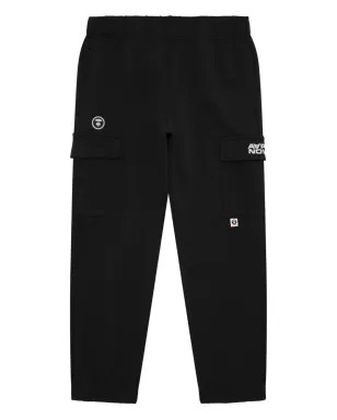 AAPE BY *A BATHING APE® ロゴパッチ アジャスタブルウェスト トラックパンツ - ブラック - サムネイル1