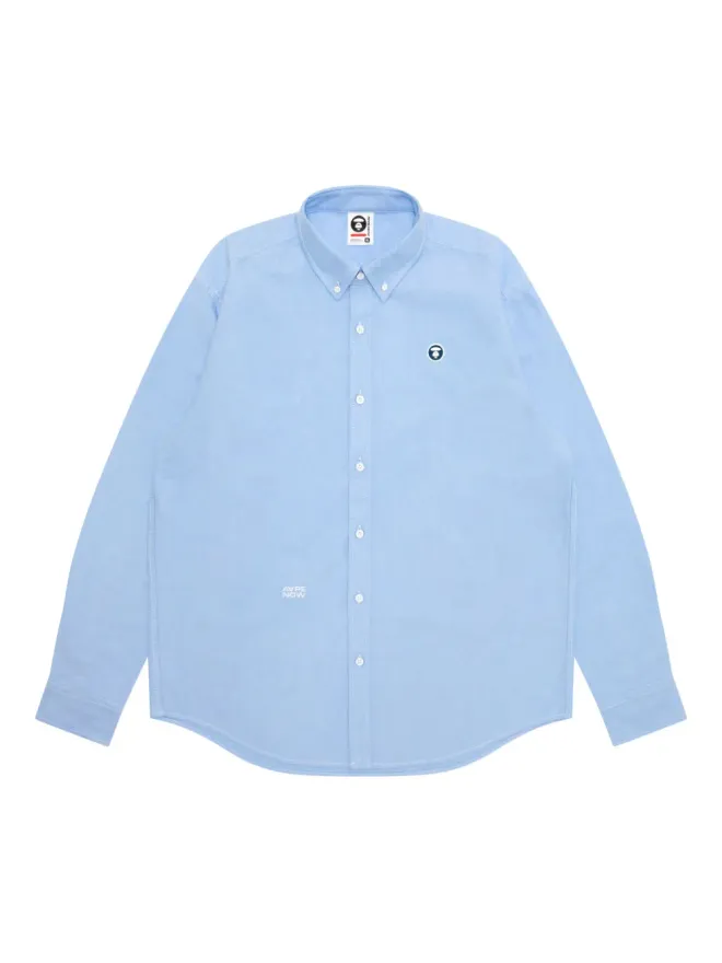 AAPE BY *A BATHING APE® AAPE BY *A BATHING APE® ロゴパッチ オックスフォードシャツの商品画像
