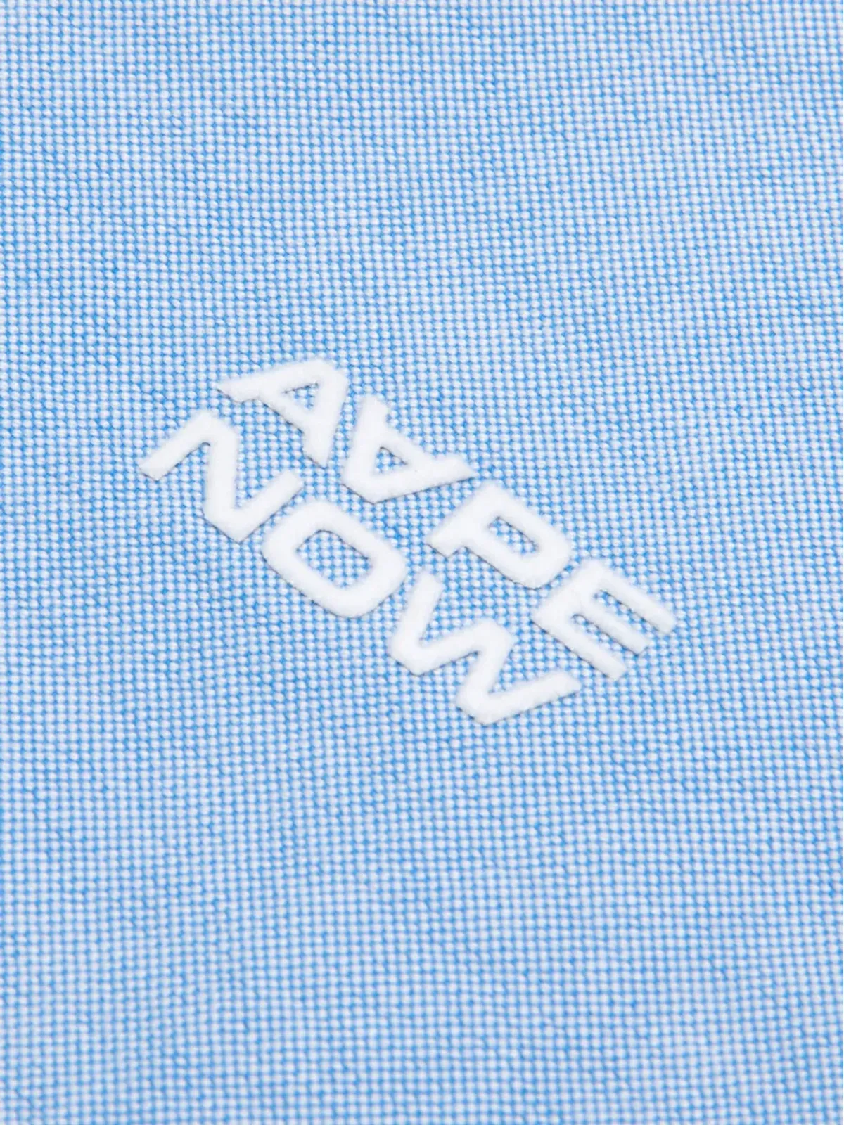AAPE BY *A BATHING APE® ロゴパッチ オックスフォードシャツ - 画像4