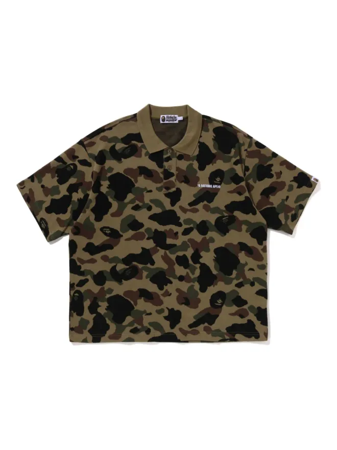 A BATHING APE® A BATHING APE® カモフラージュ柄ポロシャツ（グリーン）の商品画像
