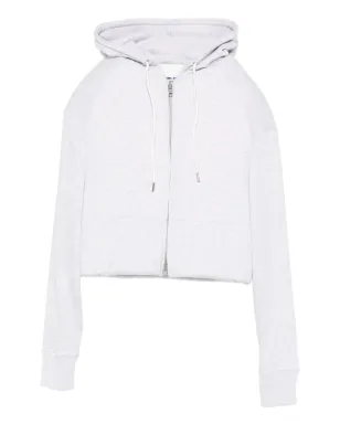 Duran Lantink ジップファスナー付きグレーのフーディ - サムネイル1