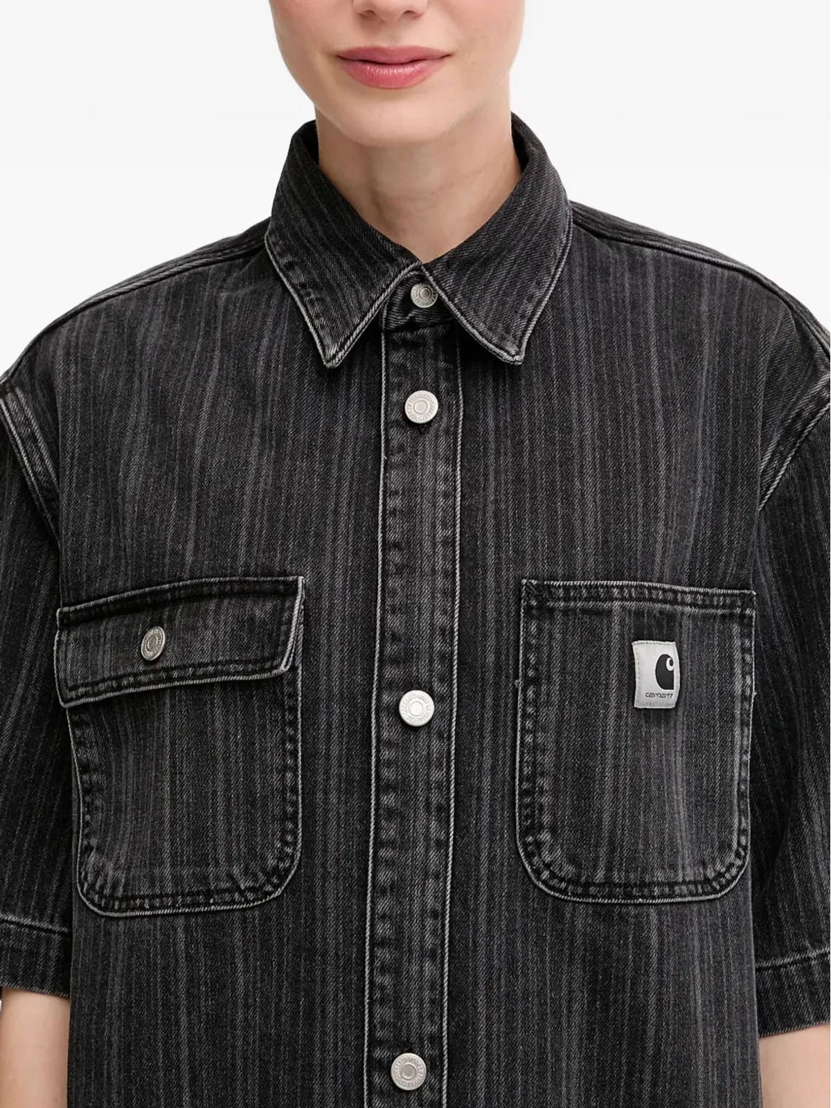Carhartt WIP ピンストライプシャツドレス - 画像4