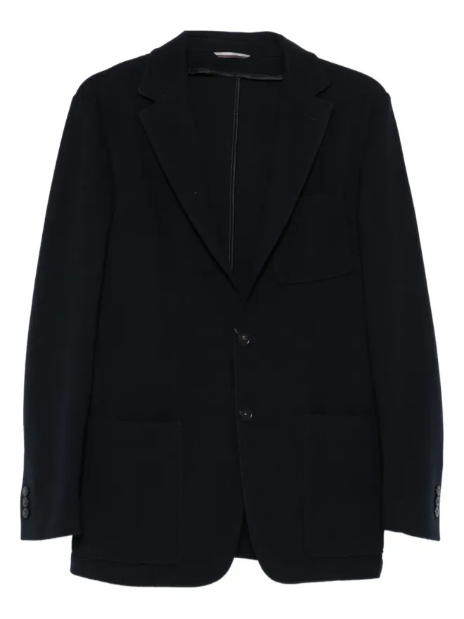 Canali Canali パッチポケット編みブレザーの商品画像