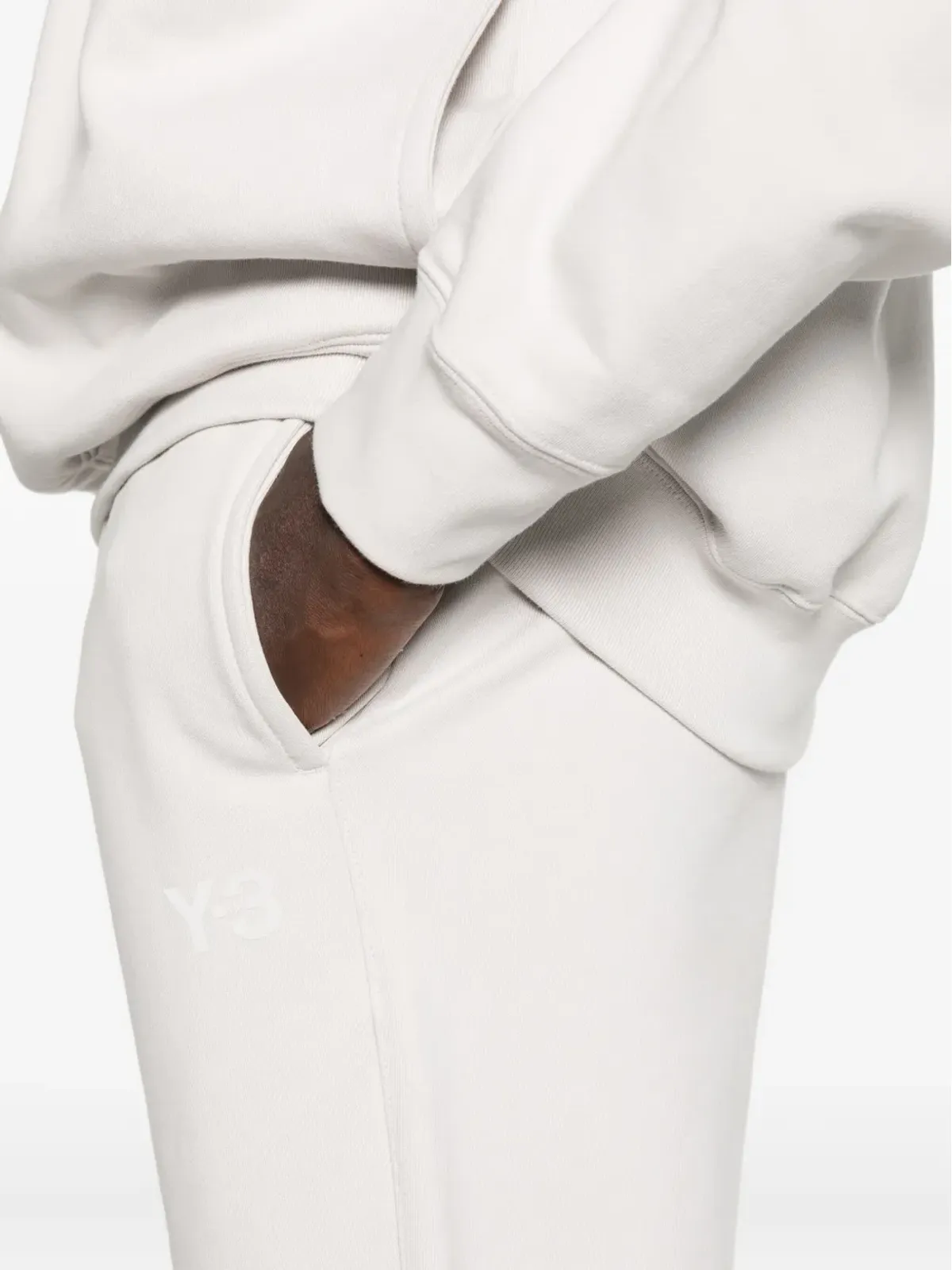 Y-3 エラスティックカフ付きドローコードトラウザー - 画像5