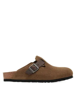 Birkenstock スエードバックルクロッグ - サムネイル1