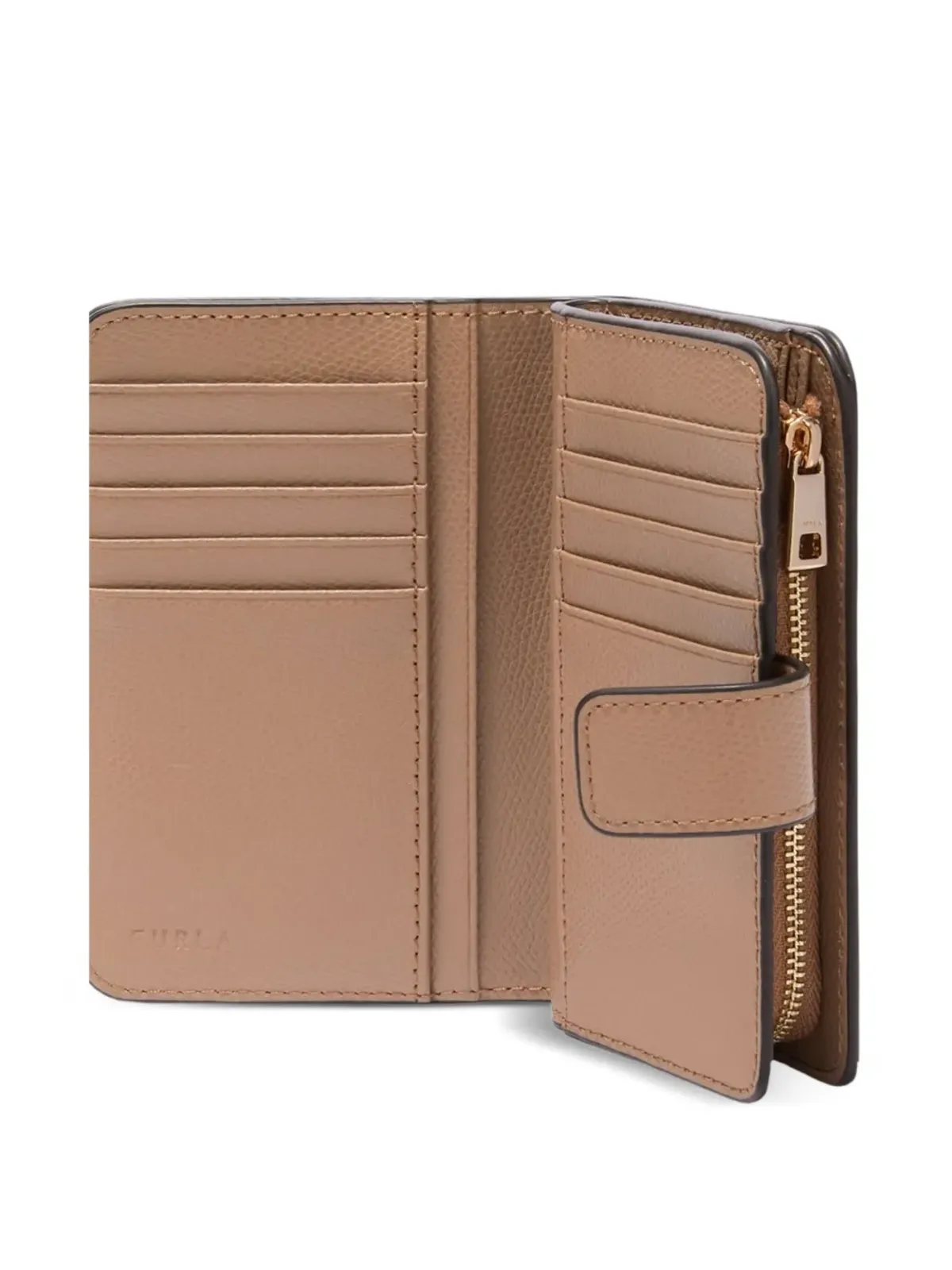 Furla medium Camelia leather flap wallet - Neutrals - 画像3