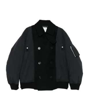 sacai ダブルブレスト ウールジャケット - サムネイル1