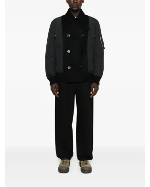 sacai ダブルブレスト ウールジャケット - サムネイル2