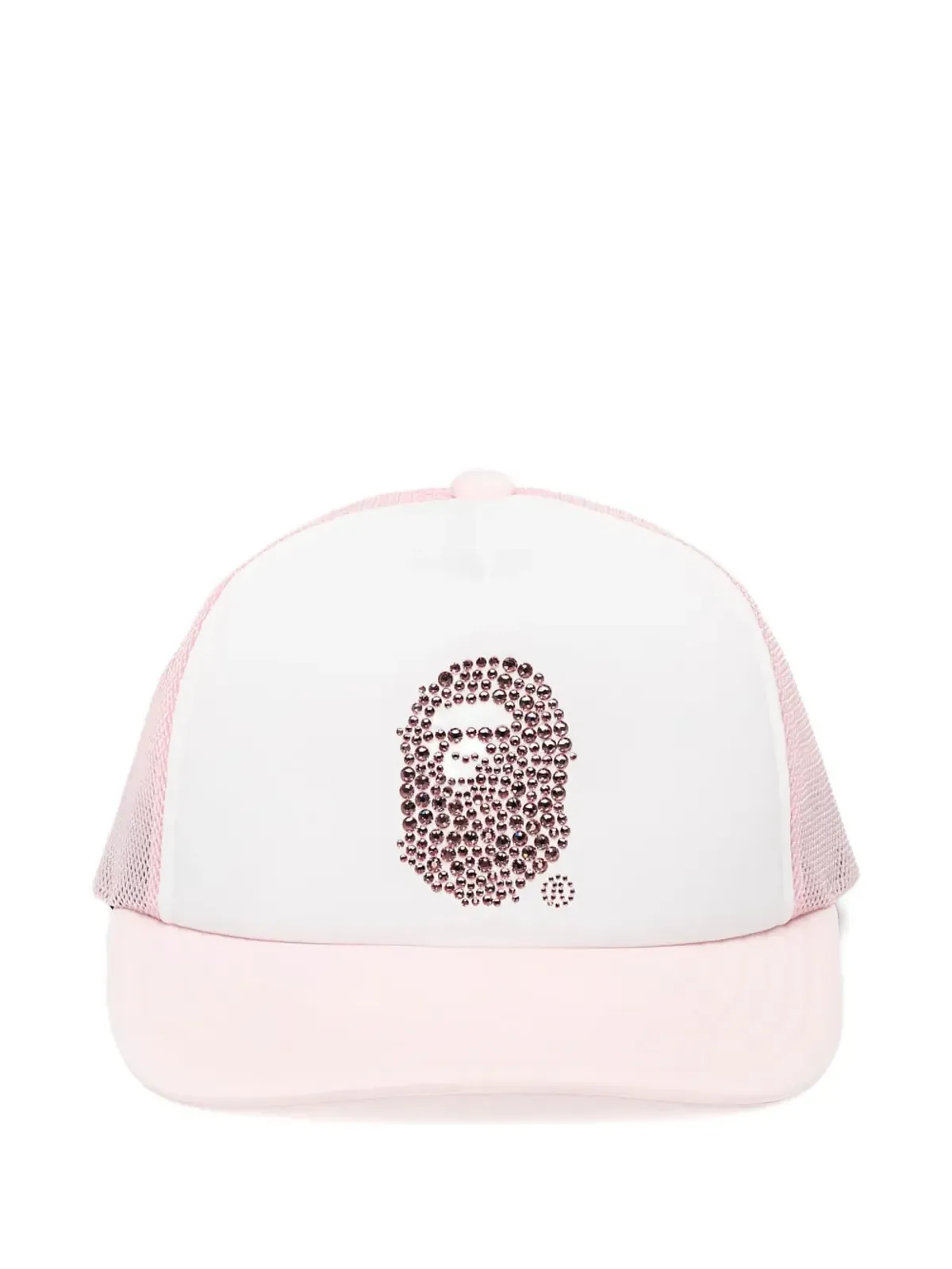 A BATHING APE® クリスタル装飾メッシュキャップ ピンク - 画像4