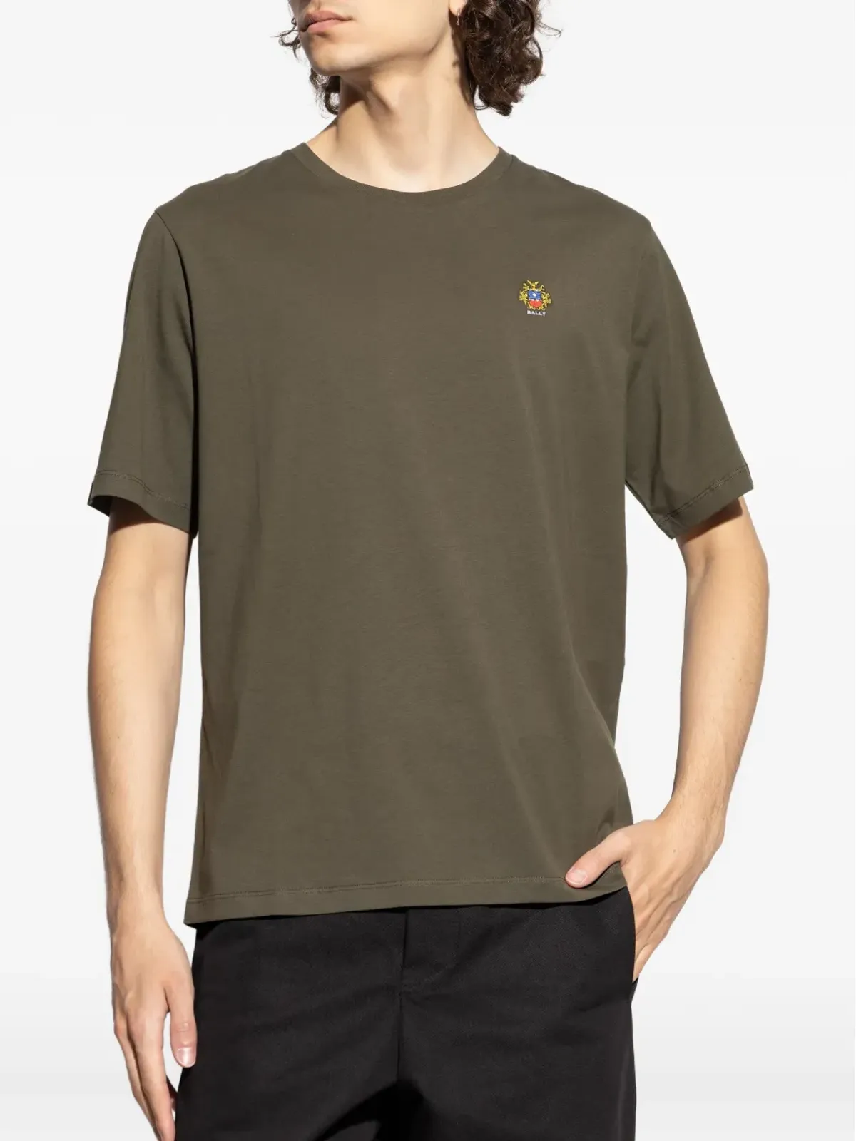 Bally クレスト刺繍入りTシャツ - 画像3