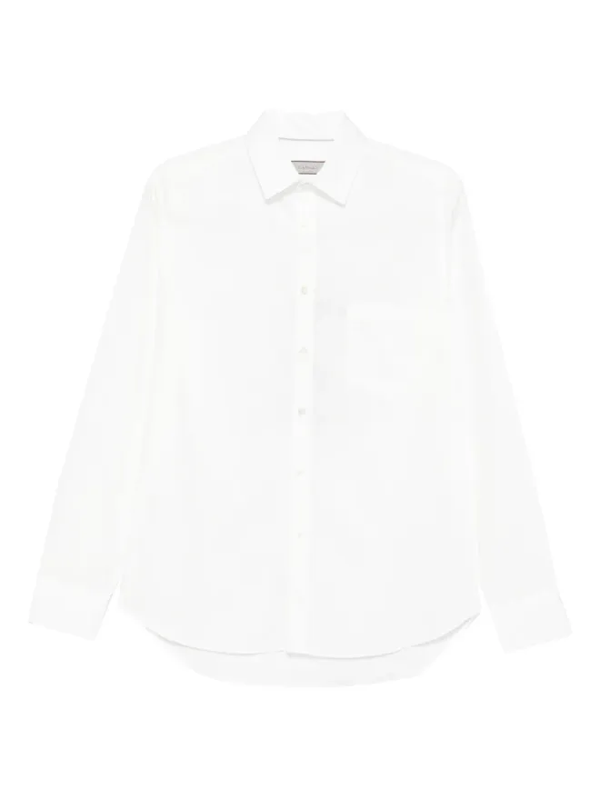 Canali Canali ポケットコットンシャツ - ホワイトの商品画像