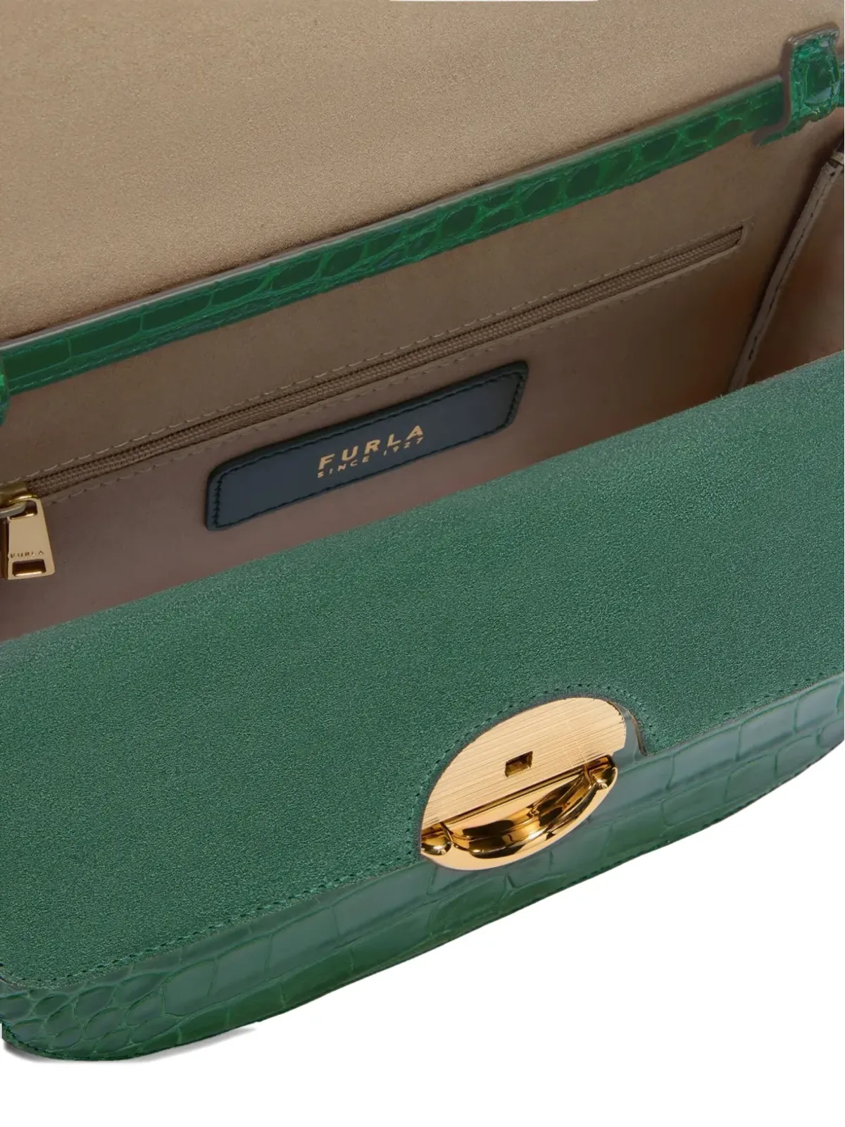 Furla スフィア クロコダイルエフェクト クロスボディバッグ - 画像5