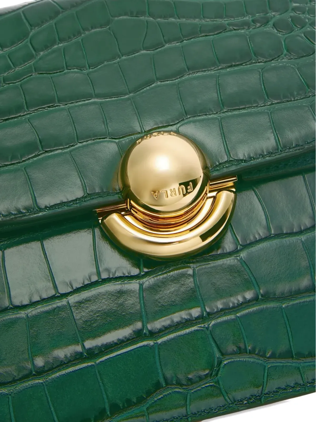 Furla スフィア クロコダイルエフェクト クロスボディバッグ - 画像4