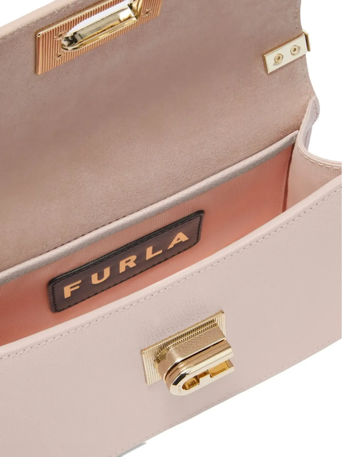 Furla ミニチェーンストラップフラップクロスボディバッグ - 画像4
