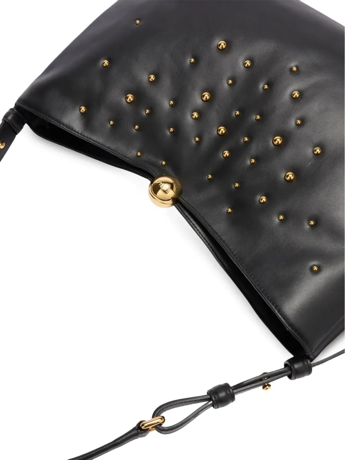 Furla Sfera スタッズ付きショルダーバッグ ブラック - 画像4