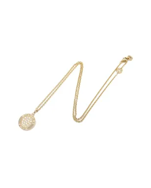 Bvlgari ビンテージ 2010年代 18K ローズゴールド ダイヤモンドとオニキス ネックレス - サムネイル1