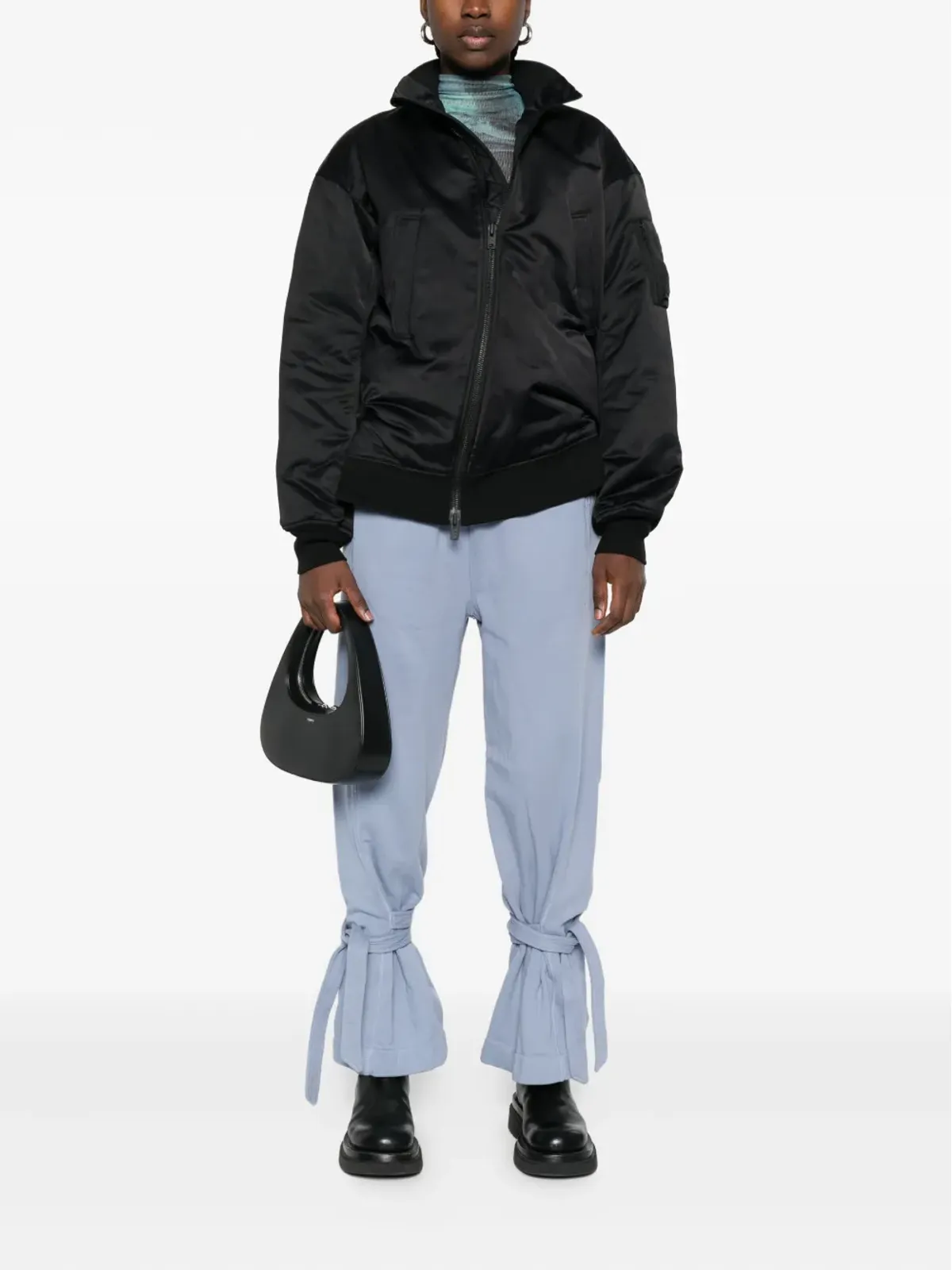 Y-3 ロングスリーブ ボマー ジャケット - 画像2