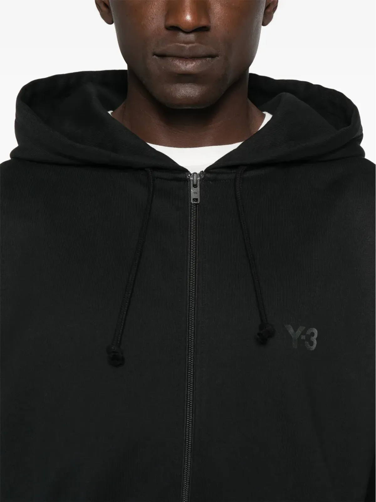 Y-3 ジップアップ ロゴディテール フーディ - 画像5