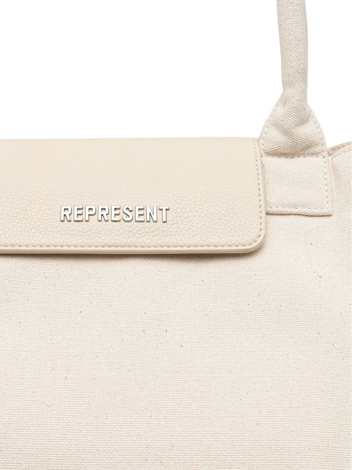 Represent ロゴプレート トートバッグ - 画像4