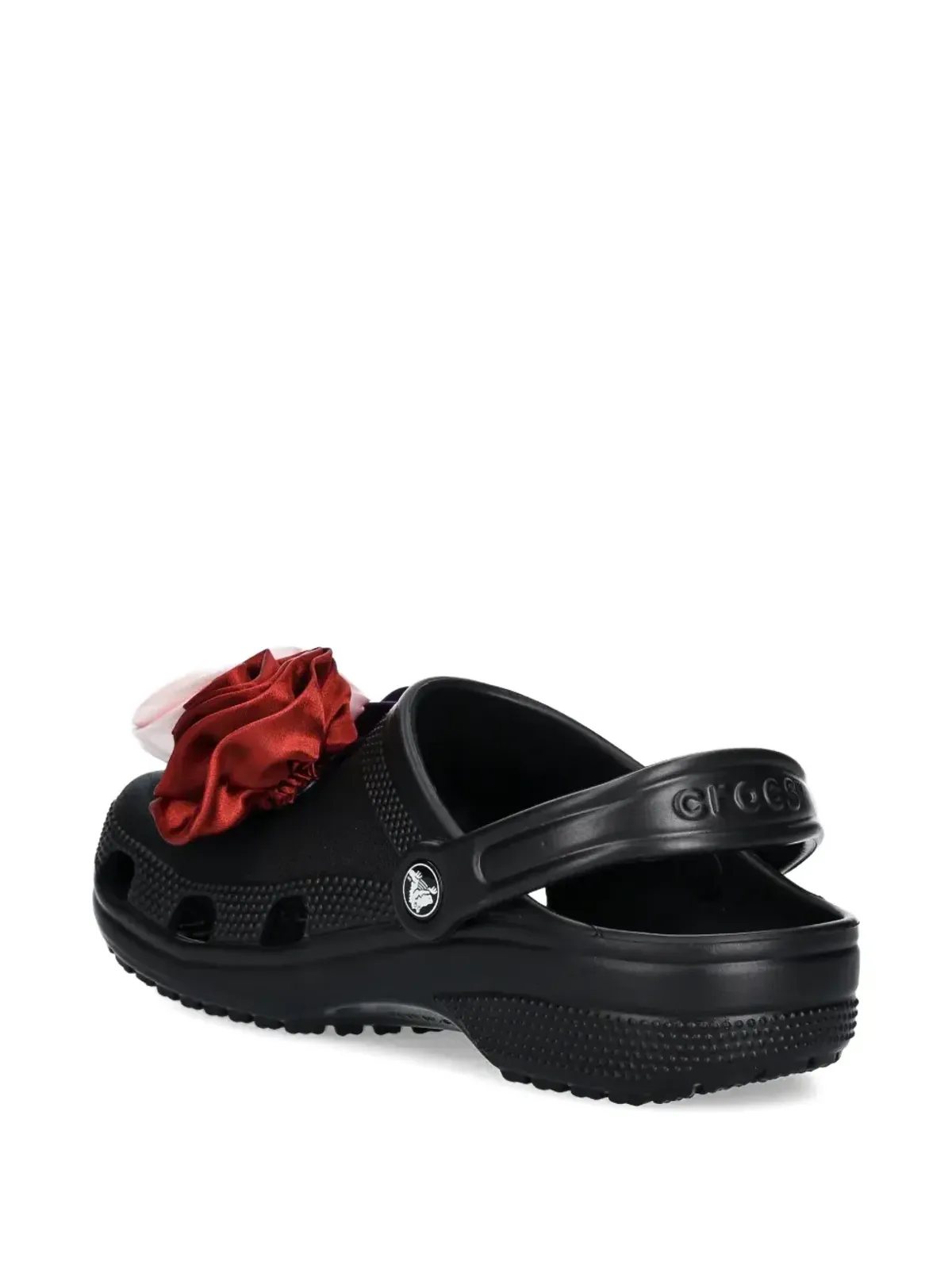 Crocs 花柄アップリケスライド - 画像3