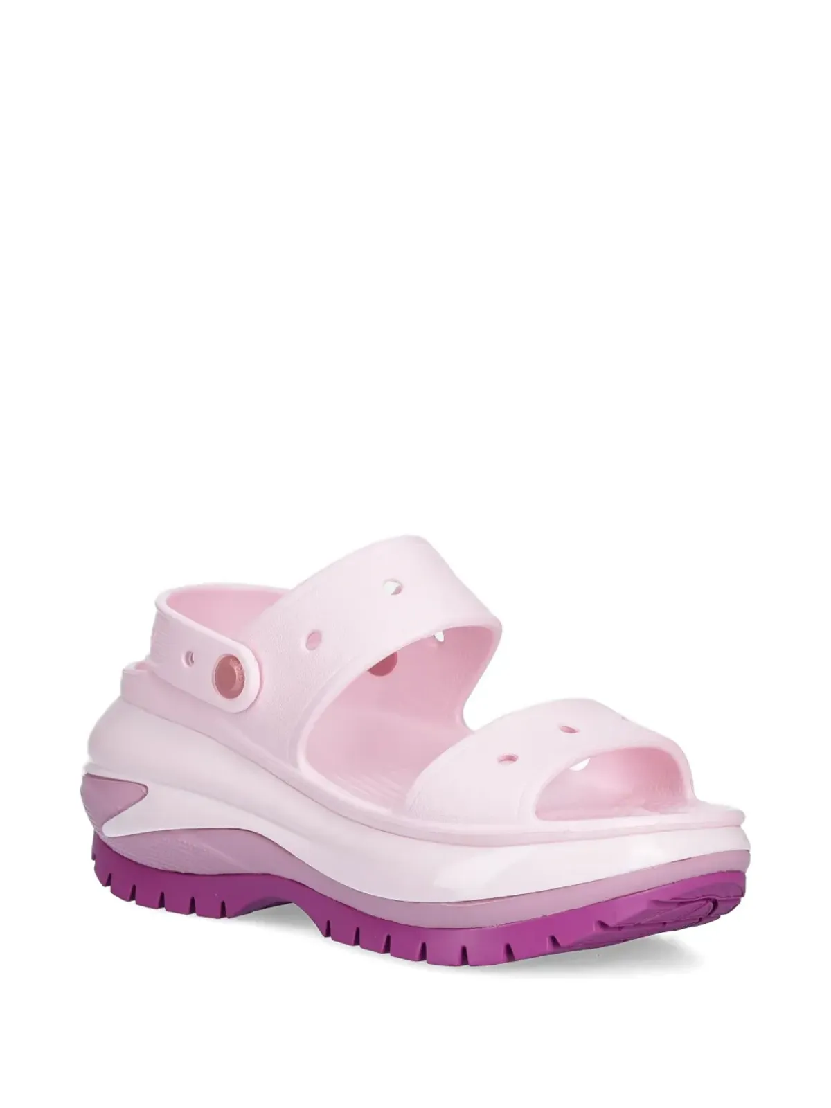 Crocs プラットフォームストラップサンダル - 画像2